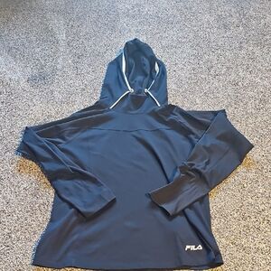 Fila Dark Blue Pullover with Hood